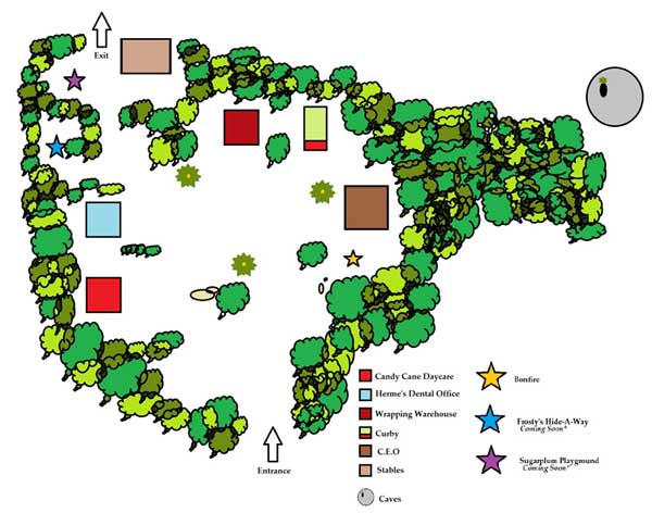 Stanley's Christmas Village Map